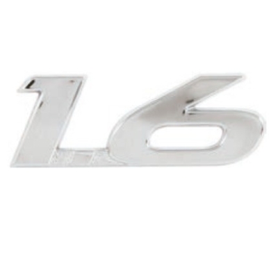 Emblema '1.6' - Hyundai HB20 2020/2023 - Cromado