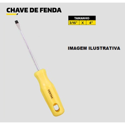 Chave Fenda - 3/16x4 Disma