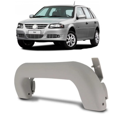 Alça Do Teto (PQP) - Volkswagen Gol / Saveiro 1996/2016 (G2, G3, G4, G5 e G6) / Voyage 2009/2016 (G5, G6) / Fox 2003/2010 - Cinza / Sem Cabide