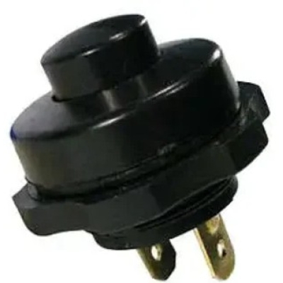 Botão De Buzina / Partida Universal Cor Preta
