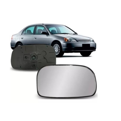 Lente Espelho Retrovisor Direito Honda Civic 2002 a 2006