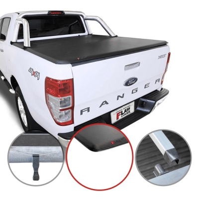 Capota Maritima - Ford Ranger XLT 2012/2021 - Cabine Dupla Com Santo Antônio | Fechamento Trek / Modelo Force