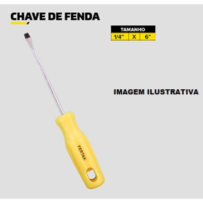 Chave Fenda 1/4x6MM