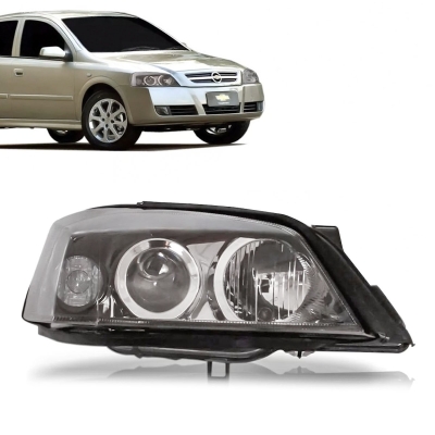 Farol Duplo H7/ H1 Máscara Negra (Modelo GSI) | Gm Astra 2003/2012 - Lado Direito
