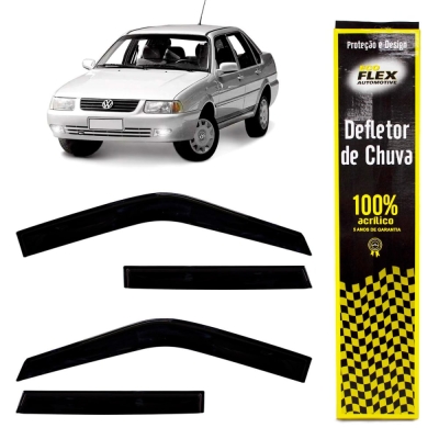 Calha De Chuva Para Volkswagen Santana sem Ventarola 1999/2006 - 4 Portas