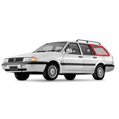 Borracha Janela Lateral Fixa Quantum Até 1991 Sem Friso Lado Esquerdo