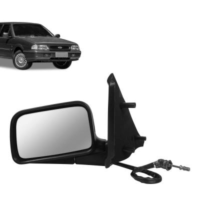 Retrovisor Externo - Ford Royale / Versailles 1991/1996 - Duas Portas e Quatro Portas / Com Controle / Esquerdo (Motorista)