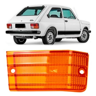 Lente Da Lanterna Traseira Fiat 147 1979 A 1982 Âmbar Lado Direito Pisca