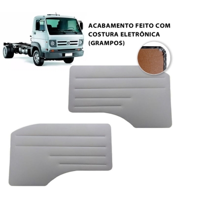 Revestimento Lateral Da Porta Vw Caminhão - (Courvin Cinza) - Todos.