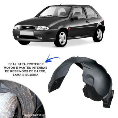 Parabarro - Ford Fiesta 1996/2006 / Courier 1996/2013 - Dianteiro / Esquerdo