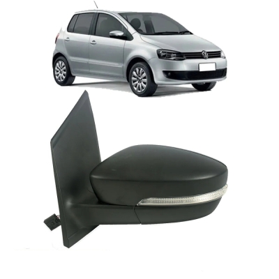 Retrovisor Externo - Volkswagen Fox / Spacefox 2009/2014 - Quatro Portas / Com Controle Elétrico / Com Seta (Pisca) / Esquerdo (Motorista)