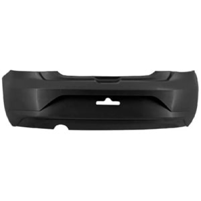 Parachoque Envolvente Traseiro VW Gol G7, G8 / Preto Liso (Sem Furo De Refil) - 2016/2019