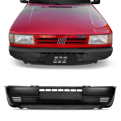 Parachoque - Fiat Uno 1985/2003 - Dianteiro / Preto / Texturizado / Sem Furo