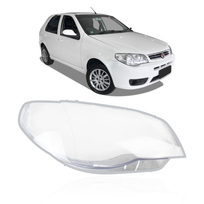 Lente Do Farol Policabornato | Fiat Palio 2004/2011 - Lado Direito