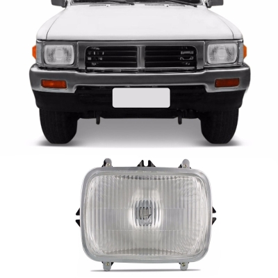 Farol | Toyota Hilux SR5, Mitsubishi L200, L300, Nissan D21 Pickup 1992/2001 - Lado Direito