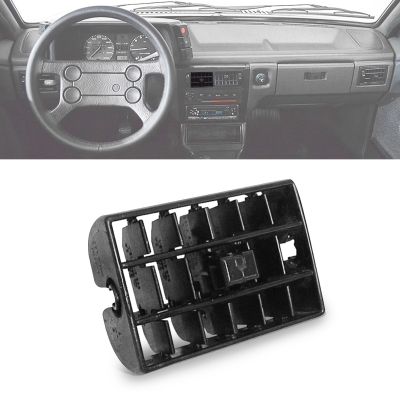 Difusor De Ar Do Painel - Volkswagen Gol / Voyage / Parati / Saveiro 1987/1996 - Preto / Central / Lateral / Direito / Esquerdo