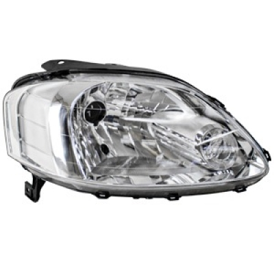 Farol Arteb Simples H4 Máscara Cromada | Vw Fox, Crossfox, Spacefox 2003/2010 - Lado Direito