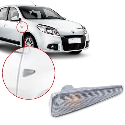 Lanterna Lateral - Renault Sandero 2008/2015 - Acrilica Cristal Lado Direito