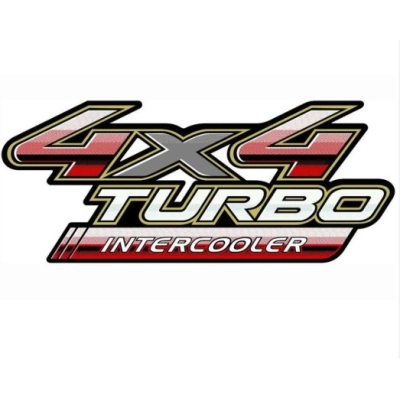 Adesivo 4x4 Turbo Intercooler Hilux 2014 A 2016