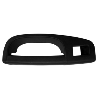 Moldura Interruptor Do Vidro Traseiro Vw Gol G5 2009 A 2012 Preto Com Furo Lado Esquerdo