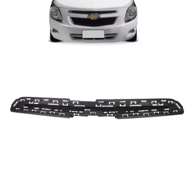 Grade Frontal Do Radiador - Chevrolet Cobalt 2012/2016 - Preta / Superior / Sem Friso / Modelo Original