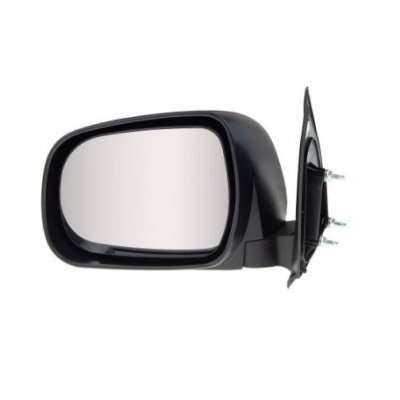Espelho Retrovisor Externo Toyota Hilux 2005 A 2011 Lado Esquerdo Fixo Preto Liso Sem Controle