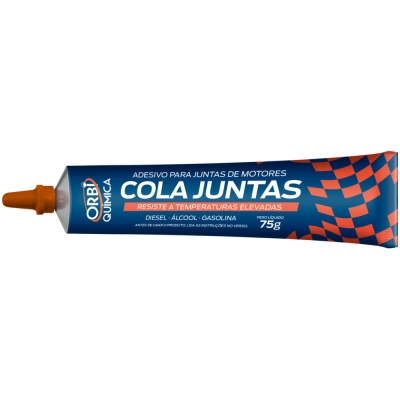 Cola De Vedação Para Junta Do Motor - 75g - Preto Comum.