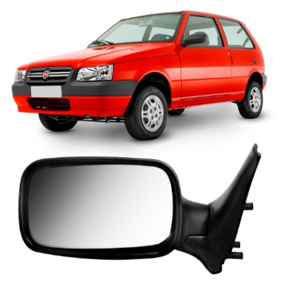 Retrovisor Externo Fiat Uno Fire 01/05 2 Portas Modelo Palio Fixo Lado Esquerdo