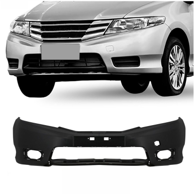 Parachoque Envolvente Dianteiro Honda City / Preto Liso - 2012/2014