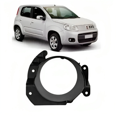 Suporte Do Farol Auxiliar - Fiat Uno Vivace 2010/2016 - Lado Direito (Carona)