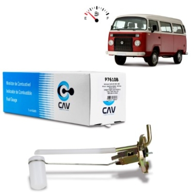 Medidor De Combustível Vw Kombi 1996 A 1997 Gasolina Sem Injeção Eletrônica Altura 19,0 Cm