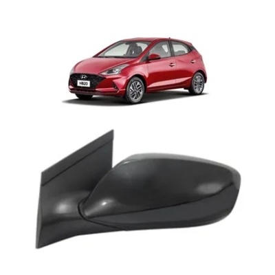 Espelho Retrovisor Externo Hyundai Hb20 Após 2020 Controle Remoto Lado Direito