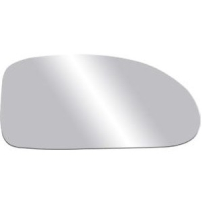 Lente Do Retrovisor Sem Base Ford Focus 2000 A 2008 Modelo Britax Prata Metalizado Lado Direito