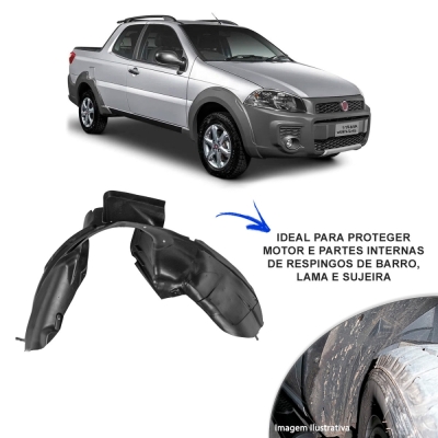 Parabarro - Fiat Strada (Inc. Working) 2014/2020 - Dianteiro / Direito