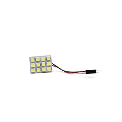 Placa De Led Salão Com 12 Leds Branco 5050 - (Com 3 Adaptadores).