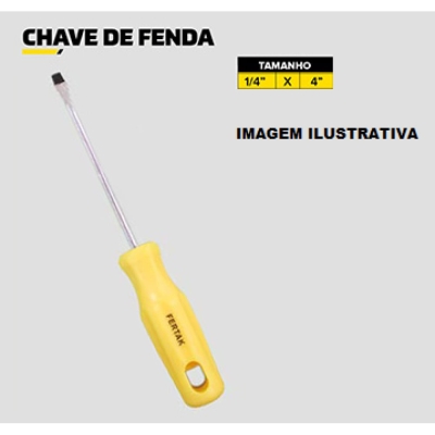 Chave Fenda - 1/4x4