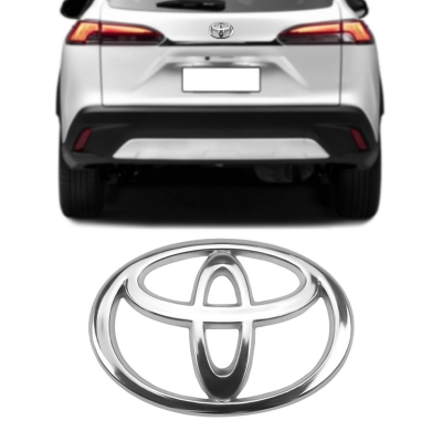 Emblema 'Logo Toyota' - Toyota Corolla 2003/2008 - Cromado / Grade Do Radiador