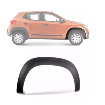 Moldura Do Paralama Dianteiro Renault Kwid 2017 Preto Texturizado Lado Direito Dts