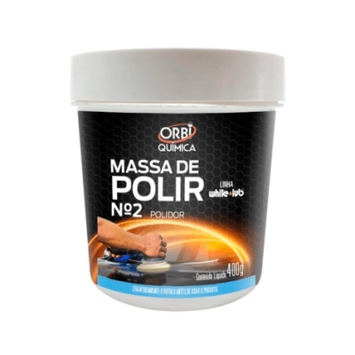 Massa De Polir N°2 Base De Água 400g Orbi
