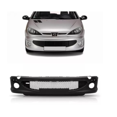 Parachoque Dianteiro Para Peugeot 206 Ano 2004 A 2011 Com Grade