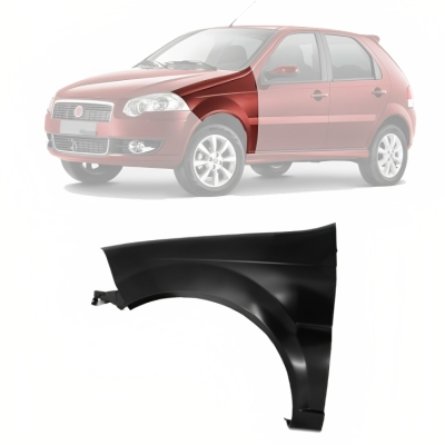 Paralama - Fiat Palio / Siena 2008/2014 - Lado Esquerdo (Motorista) / Sem Furo