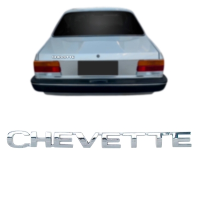 Emblema 'CHEVETTE' - Chevrolet Chevette 1973/1996 - Cromado