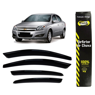 Calha De Chuva Para Chevrolet Vectra Após 2006 Modelo Novo 23016 - 4 Portas