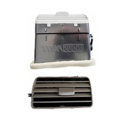 Grade Do Difusor De Ar - Volkswagen Gol / Parati / Saveiro 2000/2005 (G3) - Central / Direito / Cinza Claro / Com Carcaça