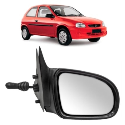 Espelho Retrovisor Externo Gm Corsa/ Wagon/ Wind 94/02 Corsa Pickup 95/03 Corsa Classic 95/16 2/4 Portas Controle Remoto Lado Direito