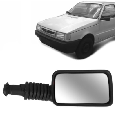 Retrovisor Externo Fiat Uno 1985/1988 Premio 1985/1988 Elba 1986/1988 2/4 Portas Fixo Lado Direito