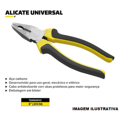 Alicate Isolado Universal - 8 Polegadas