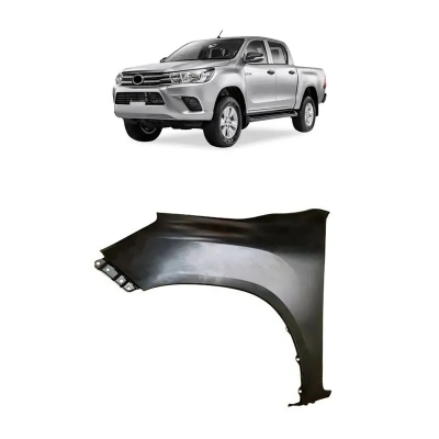 Paralama - Toyota Hilux 4WD 2016/2021 - Sem Furo Do Pisca / Sem Furo Para Moldura / Dianteiro / Lado Esquerdo (Motorista)