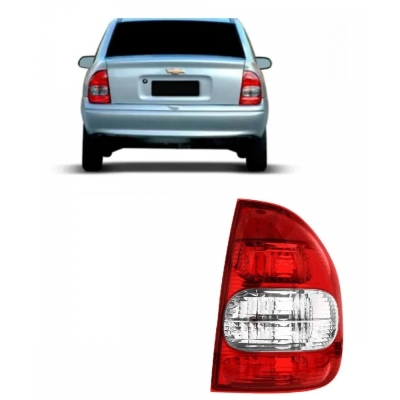 Lanterna Traseira Gm Corsa Sedan 2000/2002 | Sedan Classic 2003/2010 (Com Ré Cristal) | Lado Direito.