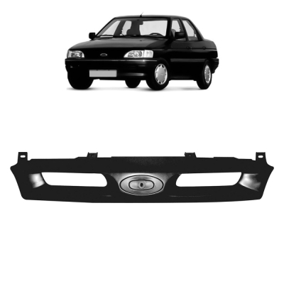 Grade Frontal Do Radiador - Ford Escort Europeu / Verona 1993/1996 - Preta / Modelo Original